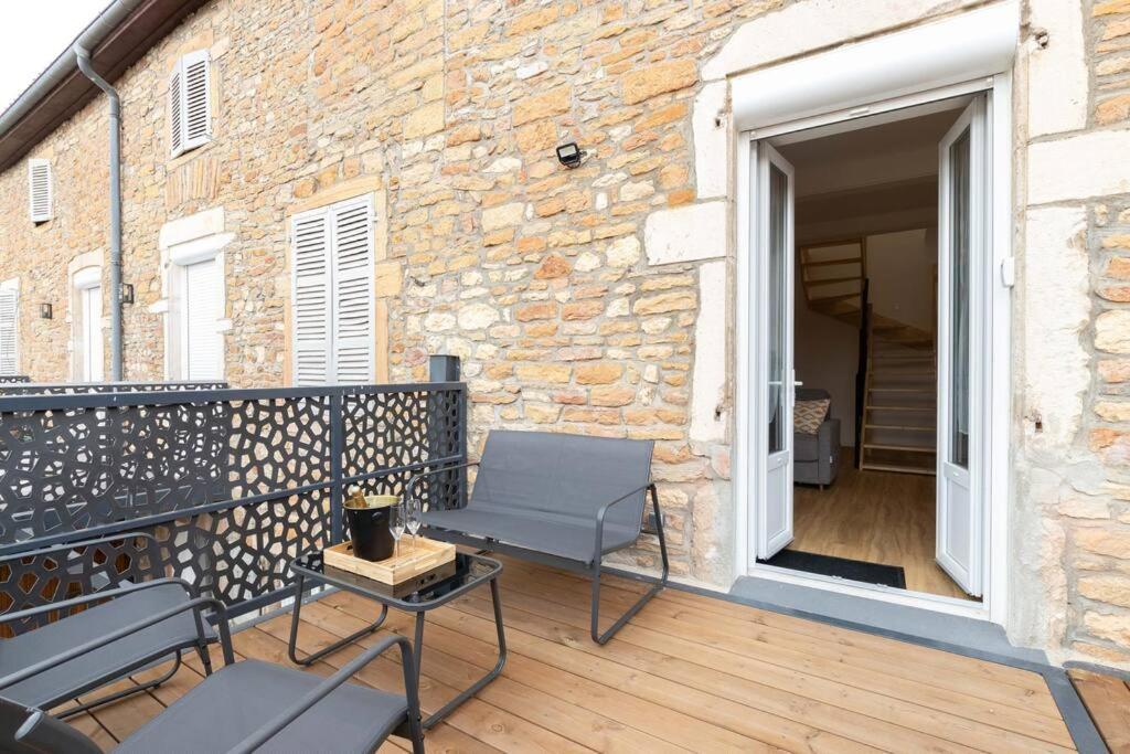 Cabana & L'Escapade Sud Maconnaise - Terrasse & Parking Leilighet Eksteriør bilde